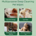 Pet cleaning wipes