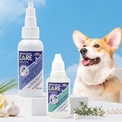 Pet earwax cleaning solution