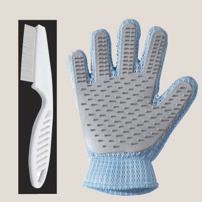 Pet massage hair removal gloves