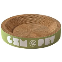 Oval cat scratch board