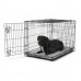 Single door folding pet cage