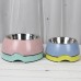 Pet stainless steel dog basin cat bowl