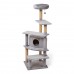 Climbing Cat Tower Grey Integrated