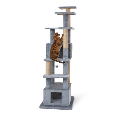 Seven story cat tower
