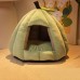 Warm enclosed pet nest